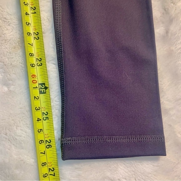 NWT Leggings Small Menore Charcoal Grey Spandex Stretch Flat Front Buttery Soft - Picture 12 of 12